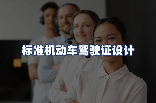 标准机动车驾驶证设计